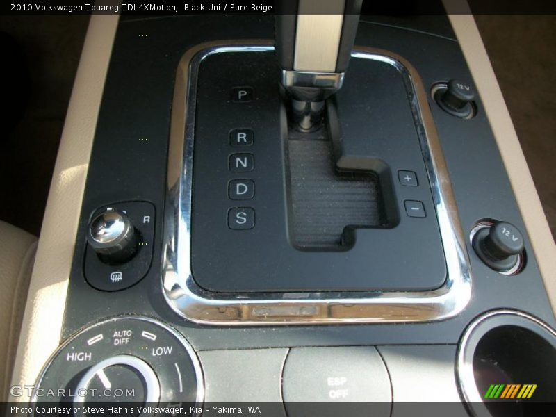  2010 Touareg TDI 4XMotion 6 Speed Tiptronic Automatic Shifter