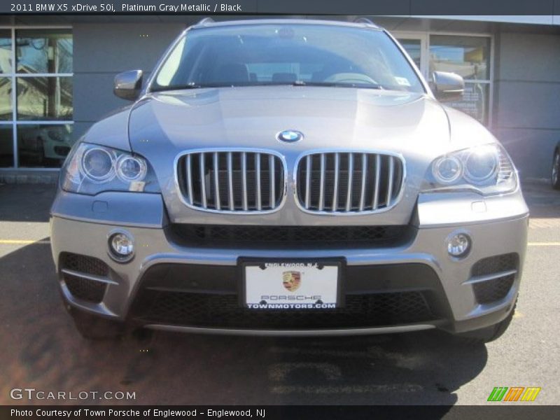 Platinum Gray Metallic / Black 2011 BMW X5 xDrive 50i