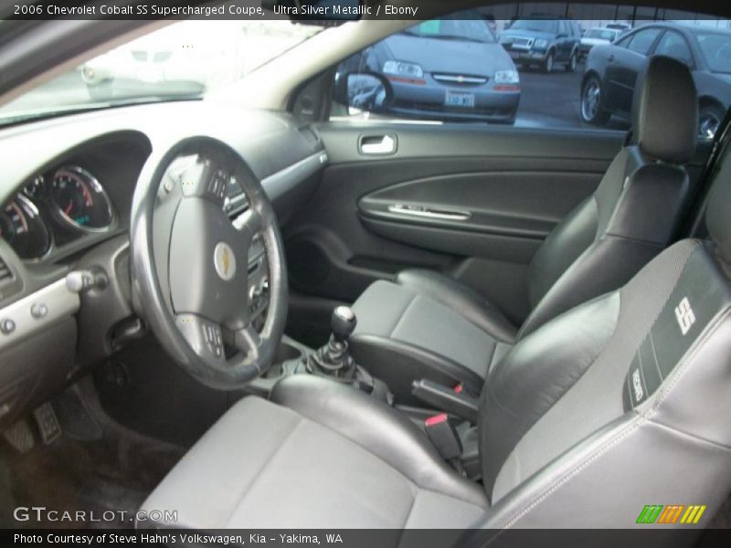  2006 Cobalt SS Supercharged Coupe Ebony Interior