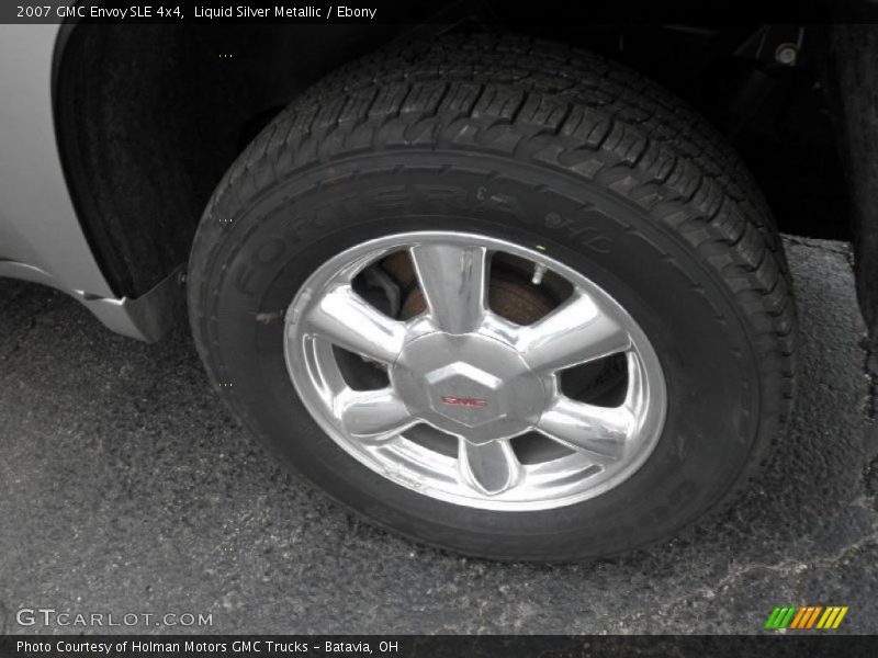 Liquid Silver Metallic / Ebony 2007 GMC Envoy SLE 4x4