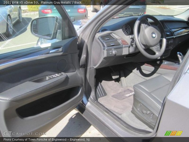 Platinum Gray Metallic / Black 2011 BMW X5 xDrive 50i