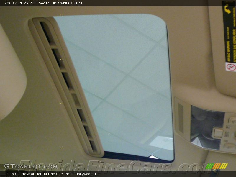 Ibis White / Beige 2008 Audi A4 2.0T Sedan