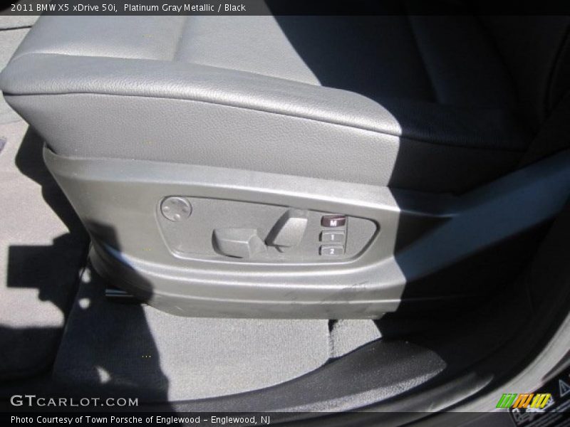 Platinum Gray Metallic / Black 2011 BMW X5 xDrive 50i