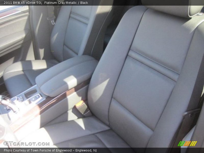 Platinum Gray Metallic / Black 2011 BMW X5 xDrive 50i