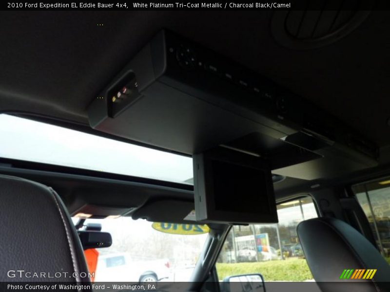 White Platinum Tri-Coat Metallic / Charcoal Black/Camel 2010 Ford Expedition EL Eddie Bauer 4x4