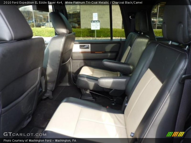 White Platinum Tri-Coat Metallic / Charcoal Black/Camel 2010 Ford Expedition EL Eddie Bauer 4x4