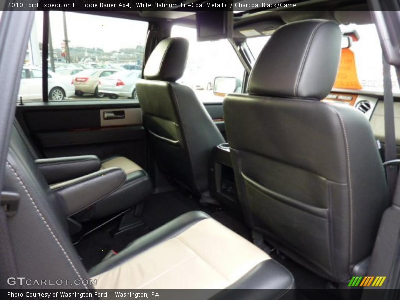 White Platinum Tri-Coat Metallic / Charcoal Black/Camel 2010 Ford Expedition EL Eddie Bauer 4x4