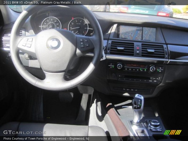 Platinum Gray Metallic / Black 2011 BMW X5 xDrive 50i