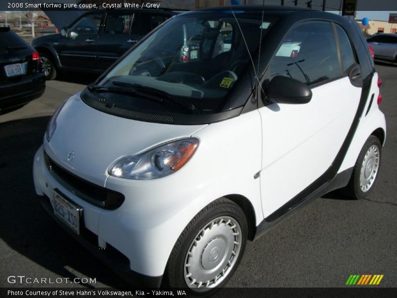 Front 3/4 View of 2008 fortwo pure coupe