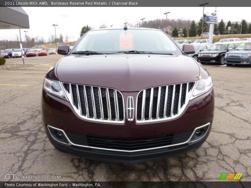 Bordeaux Reserve Red Metallic / Charcoal Black 2011 Lincoln MKX AWD