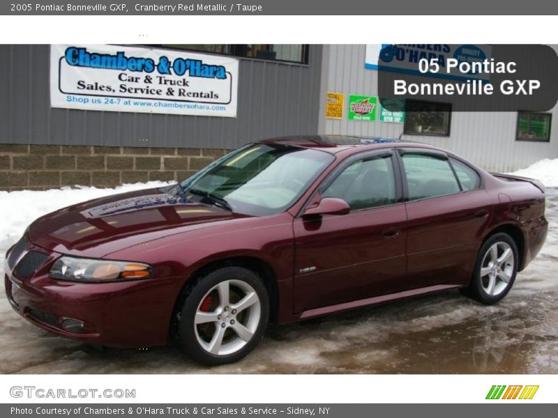 Cranberry Red Metallic / Taupe 2005 Pontiac Bonneville GXP