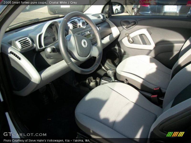  2008 fortwo pure coupe Grey Interior