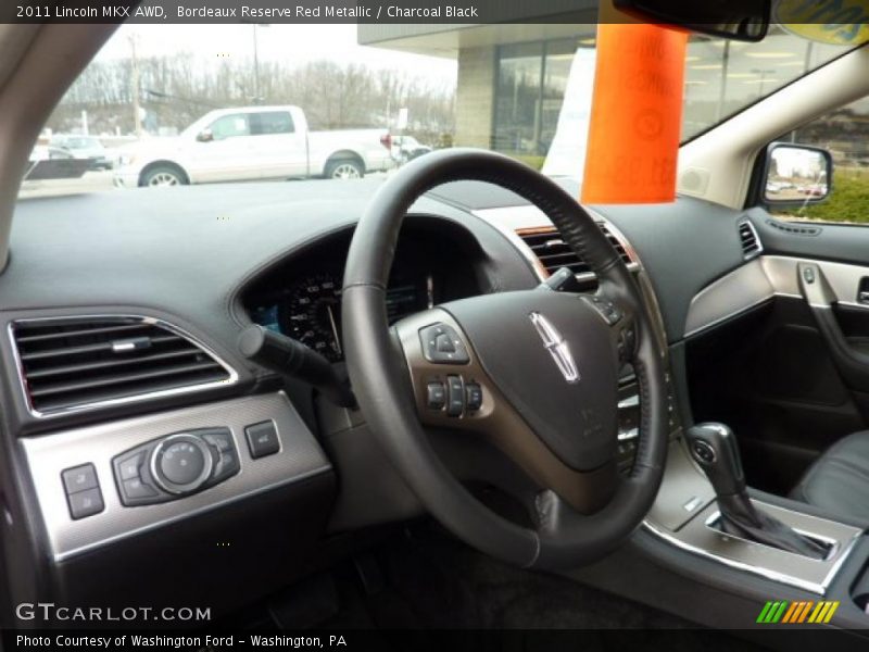 Bordeaux Reserve Red Metallic / Charcoal Black 2011 Lincoln MKX AWD