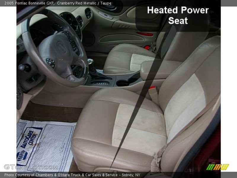 Cranberry Red Metallic / Taupe 2005 Pontiac Bonneville GXP