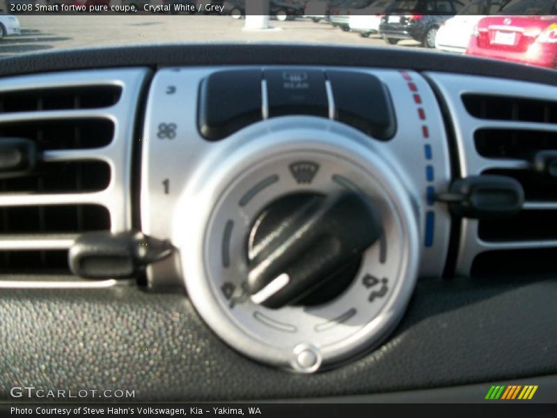 Controls of 2008 fortwo pure coupe