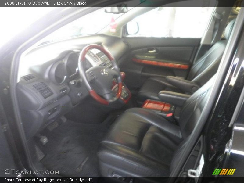 Black Onyx / Black 2008 Lexus RX 350 AWD