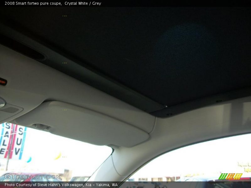 Crystal White / Grey 2008 Smart fortwo pure coupe