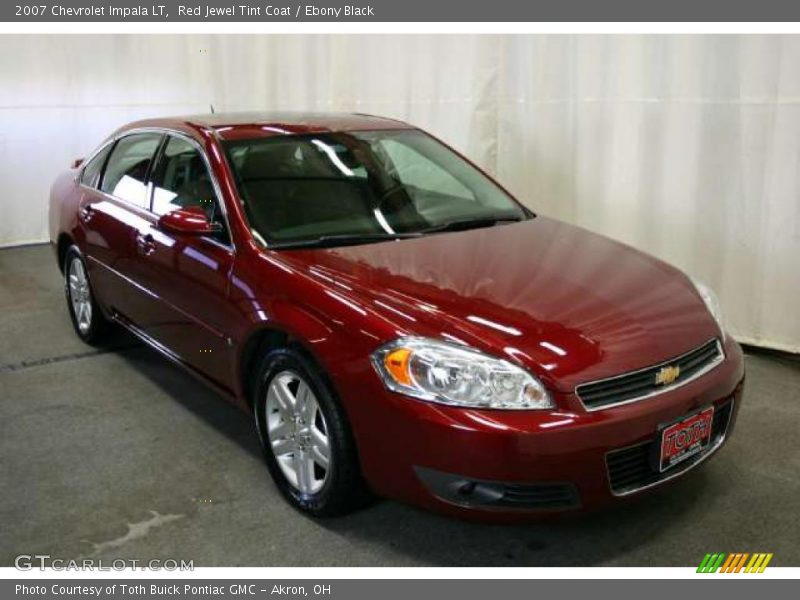 Red Jewel Tint Coat / Ebony Black 2007 Chevrolet Impala LT