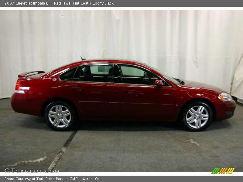 Red Jewel Tint Coat / Ebony Black 2007 Chevrolet Impala LT