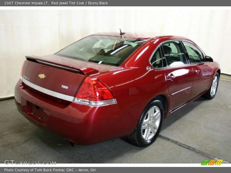 Red Jewel Tint Coat / Ebony Black 2007 Chevrolet Impala LT