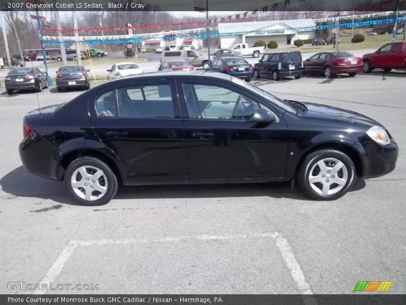 Black / Gray 2007 Chevrolet Cobalt LS Sedan