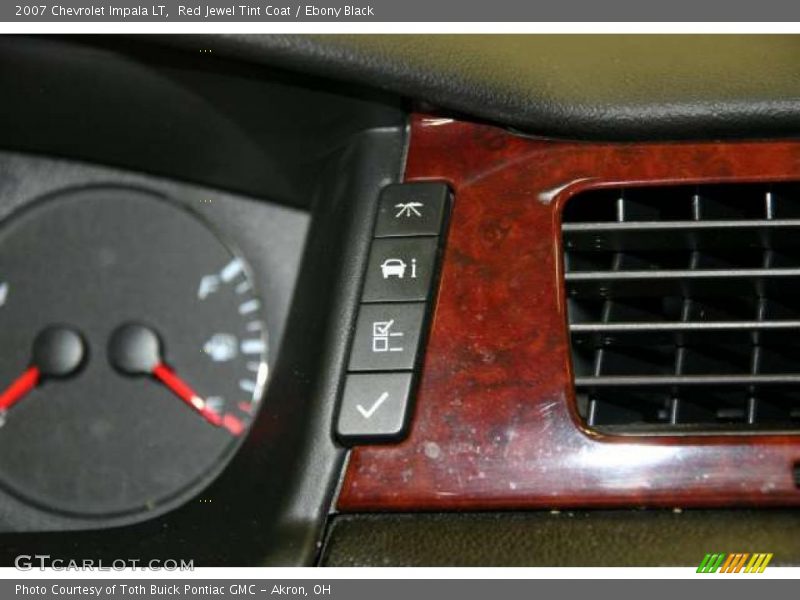Red Jewel Tint Coat / Ebony Black 2007 Chevrolet Impala LT