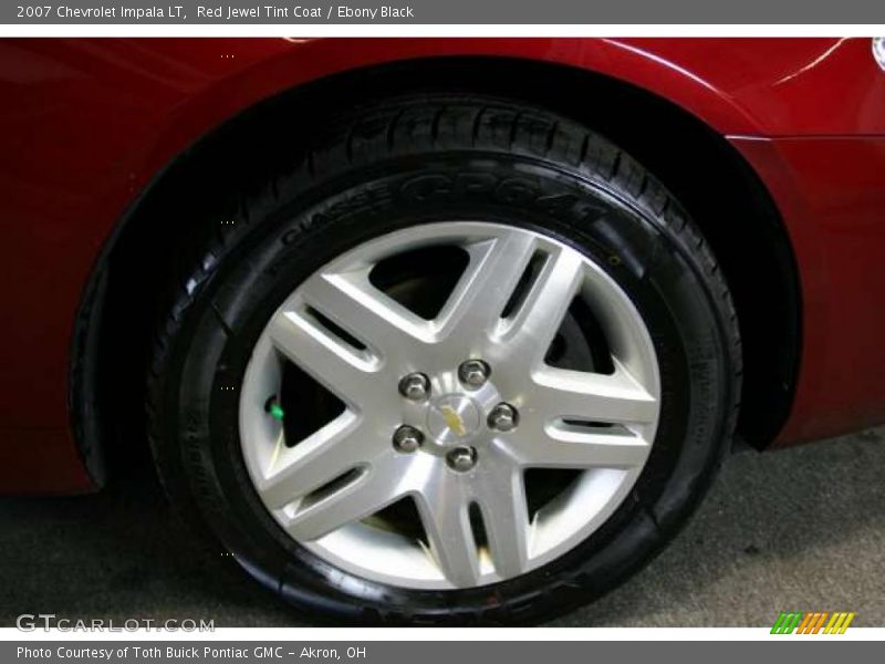 Red Jewel Tint Coat / Ebony Black 2007 Chevrolet Impala LT