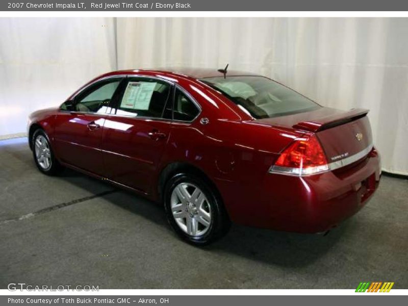 Red Jewel Tint Coat / Ebony Black 2007 Chevrolet Impala LT