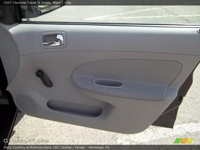 Black / Gray 2007 Chevrolet Cobalt LS Sedan