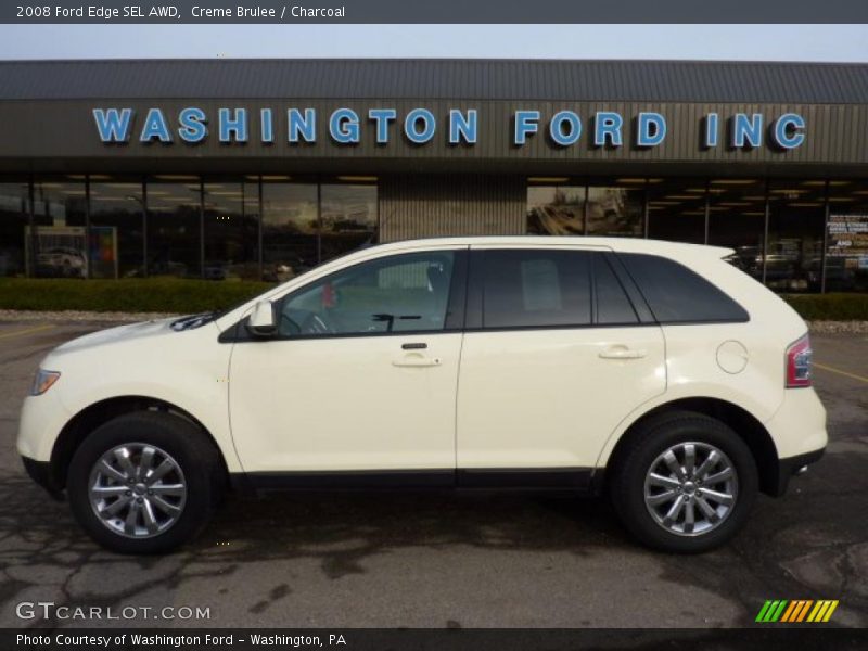 Creme Brulee / Charcoal 2008 Ford Edge SEL AWD