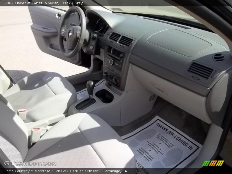 Black / Gray 2007 Chevrolet Cobalt LS Sedan