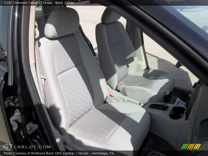Black / Gray 2007 Chevrolet Cobalt LS Sedan
