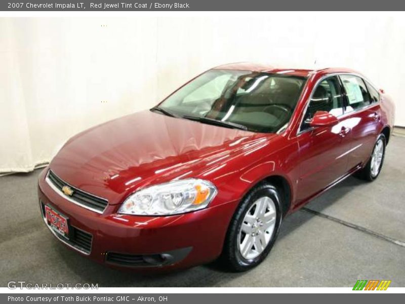 Red Jewel Tint Coat / Ebony Black 2007 Chevrolet Impala LT