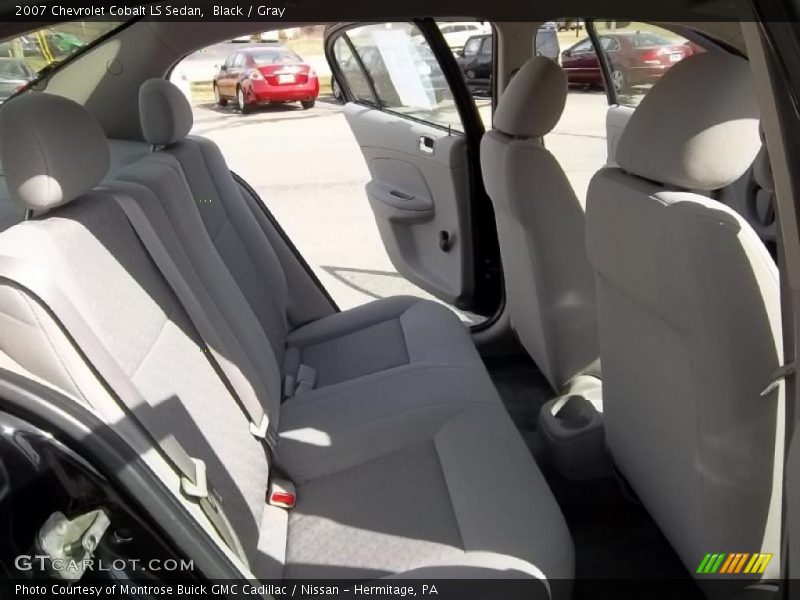 Black / Gray 2007 Chevrolet Cobalt LS Sedan