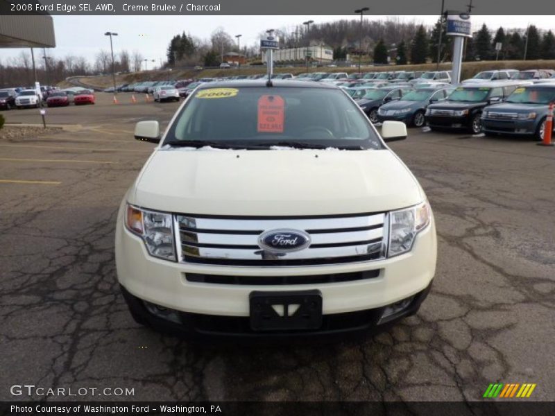 Creme Brulee / Charcoal 2008 Ford Edge SEL AWD