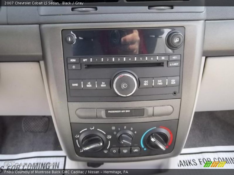 Black / Gray 2007 Chevrolet Cobalt LS Sedan