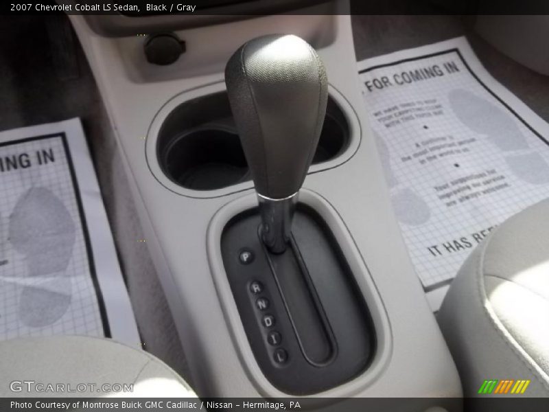 Black / Gray 2007 Chevrolet Cobalt LS Sedan