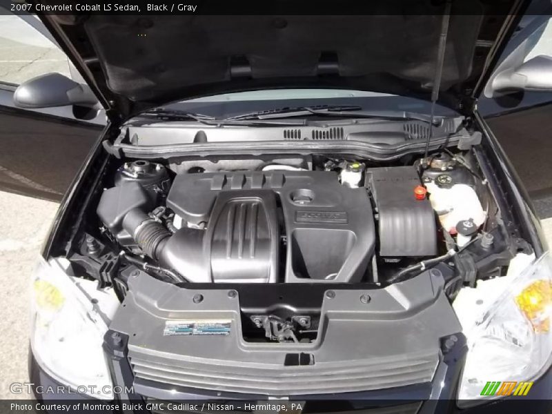 Black / Gray 2007 Chevrolet Cobalt LS Sedan