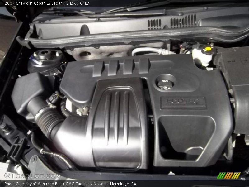Black / Gray 2007 Chevrolet Cobalt LS Sedan