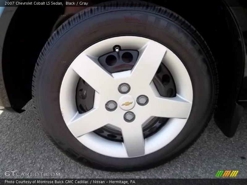 Black / Gray 2007 Chevrolet Cobalt LS Sedan