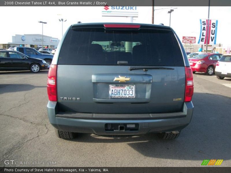 Blue Granite Metallic / Ebony 2008 Chevrolet Tahoe LT 4x4