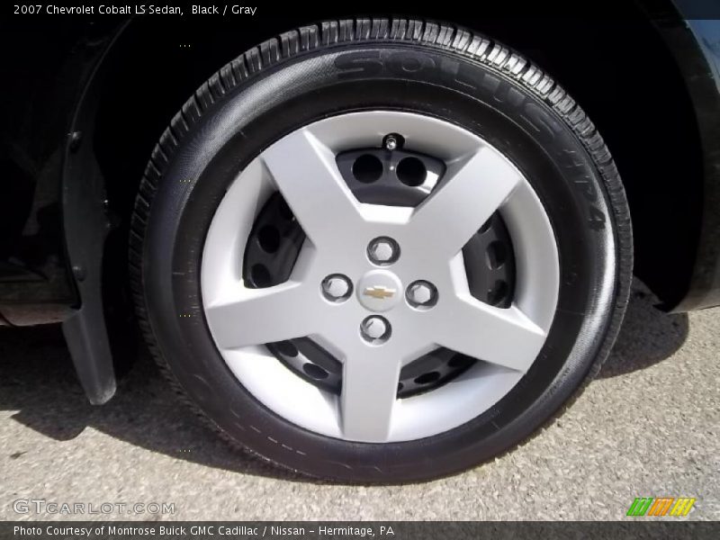 Black / Gray 2007 Chevrolet Cobalt LS Sedan