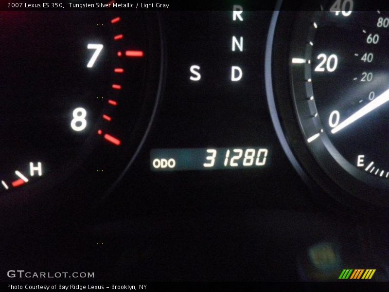 Tungsten Silver Metallic / Light Gray 2007 Lexus ES 350