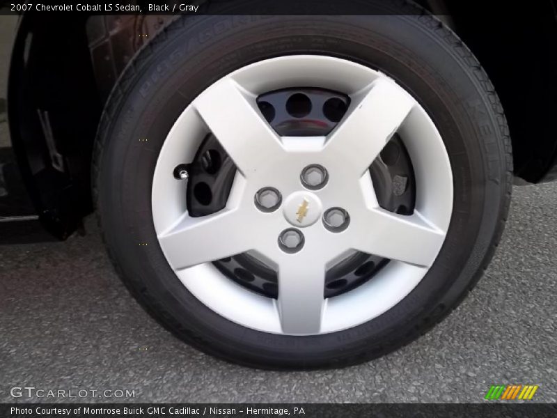 Black / Gray 2007 Chevrolet Cobalt LS Sedan