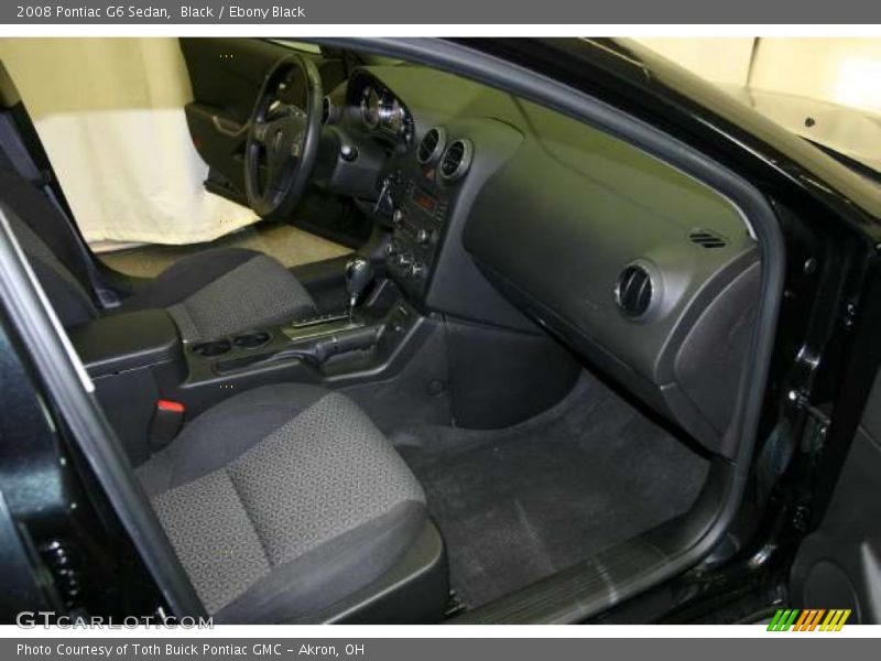 Black / Ebony Black 2008 Pontiac G6 Sedan
