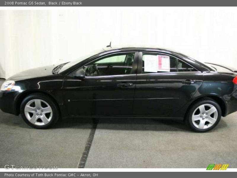 Black / Ebony Black 2008 Pontiac G6 Sedan