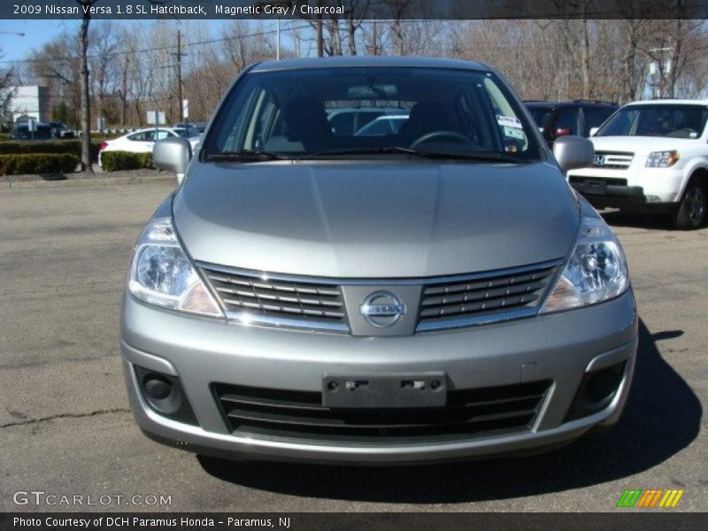 Magnetic Gray / Charcoal 2009 Nissan Versa 1.8 SL Hatchback