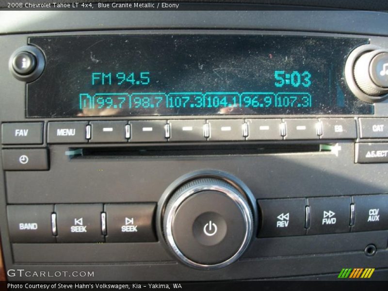 Blue Granite Metallic / Ebony 2008 Chevrolet Tahoe LT 4x4