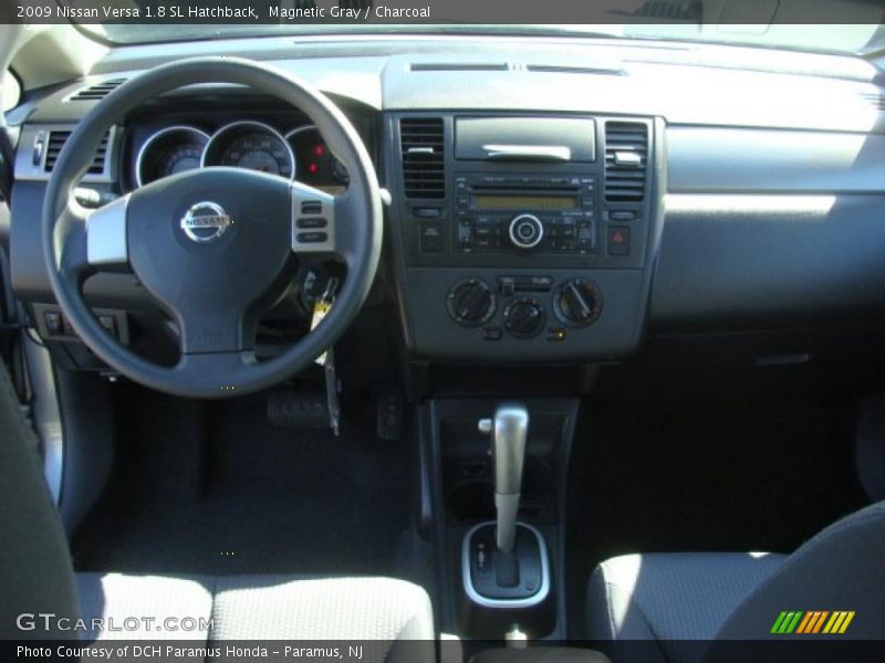 Magnetic Gray / Charcoal 2009 Nissan Versa 1.8 SL Hatchback