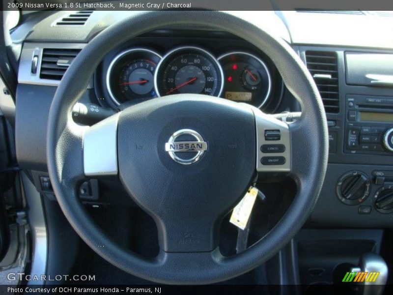 Magnetic Gray / Charcoal 2009 Nissan Versa 1.8 SL Hatchback